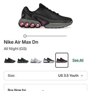 Nike Air Max Dn Black with Pink Accents